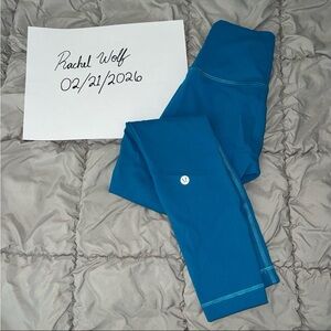 Lululemon leggings 25" - hawaiian blue